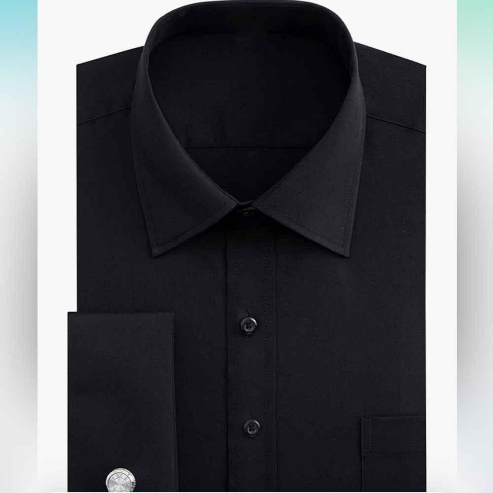 Elegant Black Dress Shirt for Men
